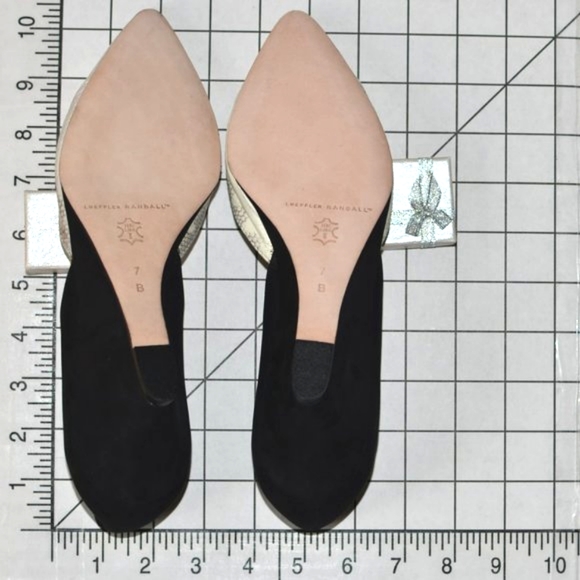 NWOT Loeffler Randall | 'Rae D'Orsay' Snakeskin & Suede Wedge Heels 7 + Dust Bag - Picture 16 of 16